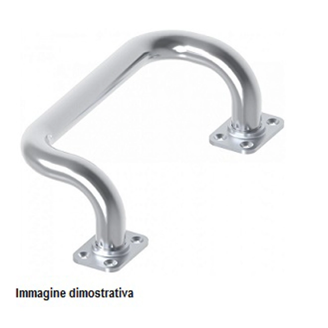 Vendita online Maniglia flangiata 4 curve Ø 20 mm. NERA art.572